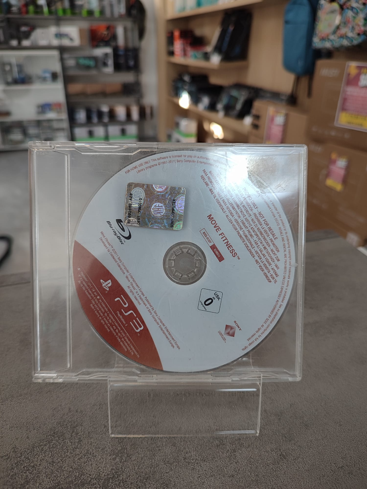 VIDEOGAME-USATO-PS3-MOVE-FITNESS-PROMOTIONAL-COPY